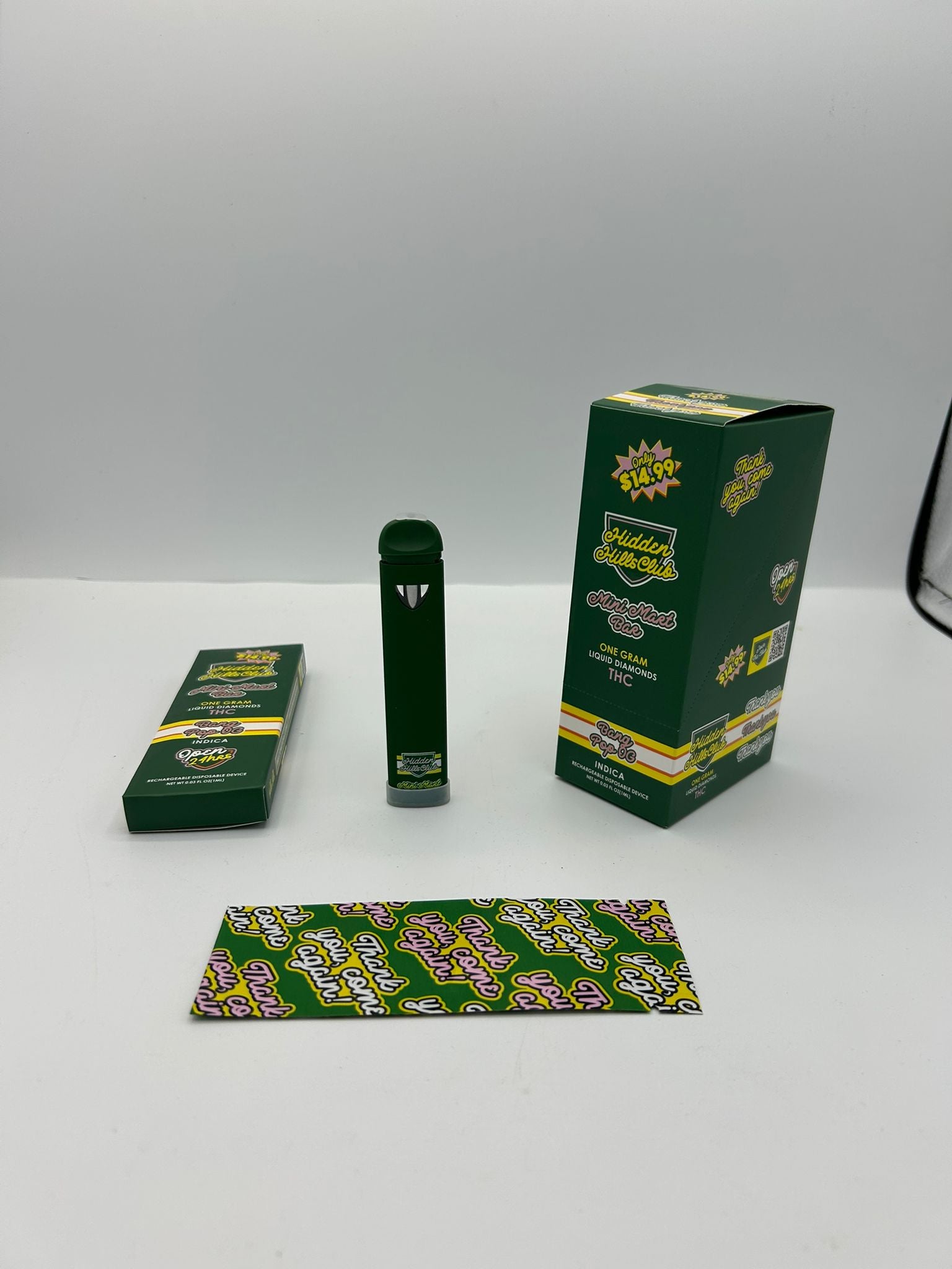 Hidden Hills Club 1G Disposable Vape Pen 1ml (empty)