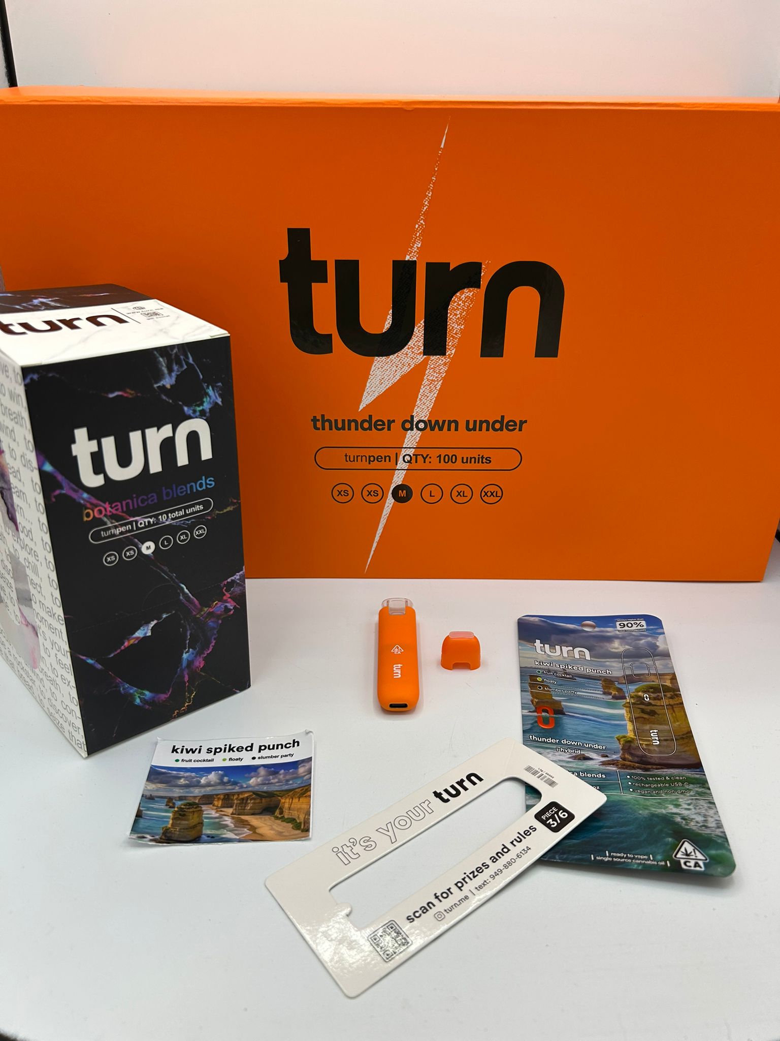 Turn Orange 1G Disposable Vape Pen 1ml (empty)